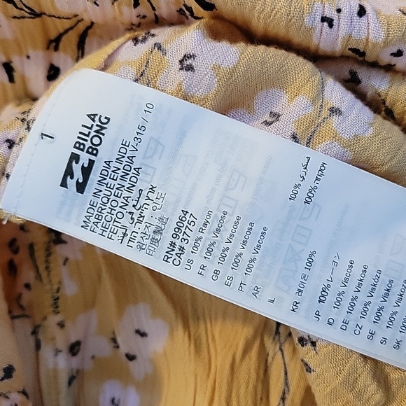 Billabong Floral Maxi Wrap Dress - Picture 9 of 13